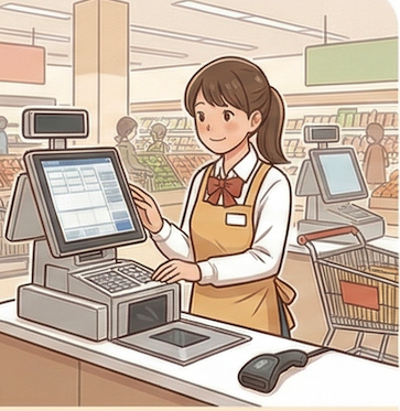 Aさんの仕事風景