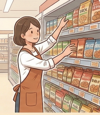 Bさんの仕事風景